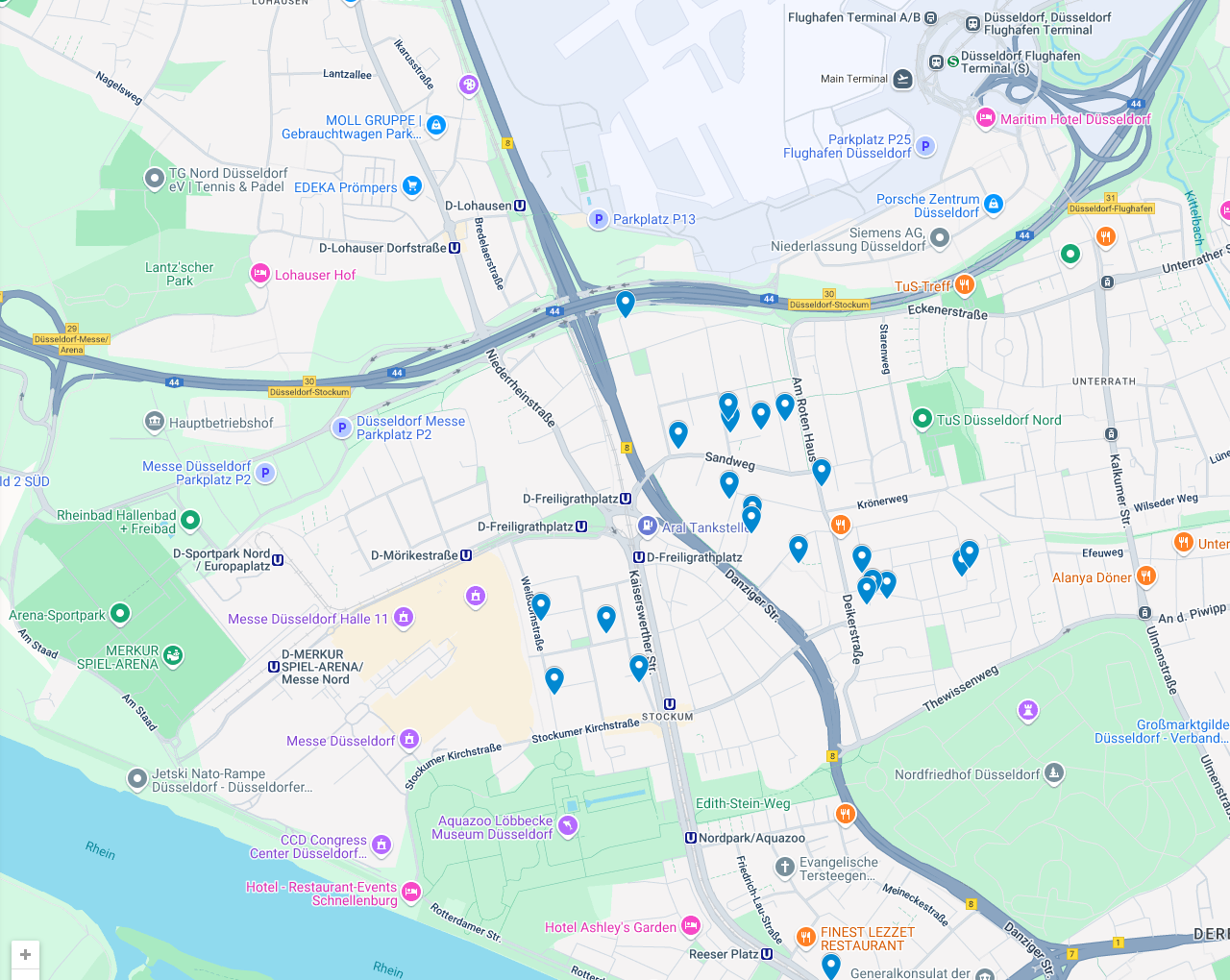 Messe Zimmer Stockum Unterrath Düsseldorf Gästezimmer